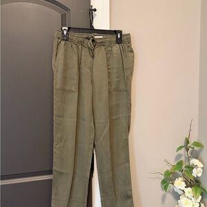 Workshop Republic Clothing Olive Drawstring Track Pants